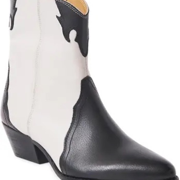 Free people new frontier western boots arctic fox combo - Picture 3 of 4